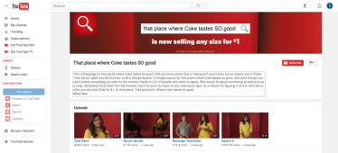 You-tube-page-for-that-place-where-coke-tastes-so-good