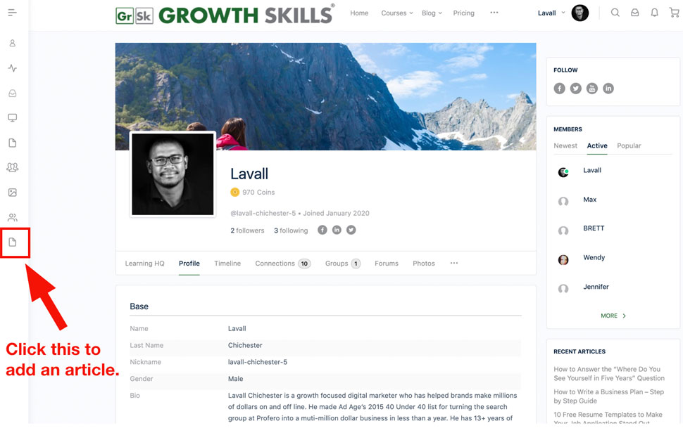 Growth Skills, helping businesses with success, development, and achievement