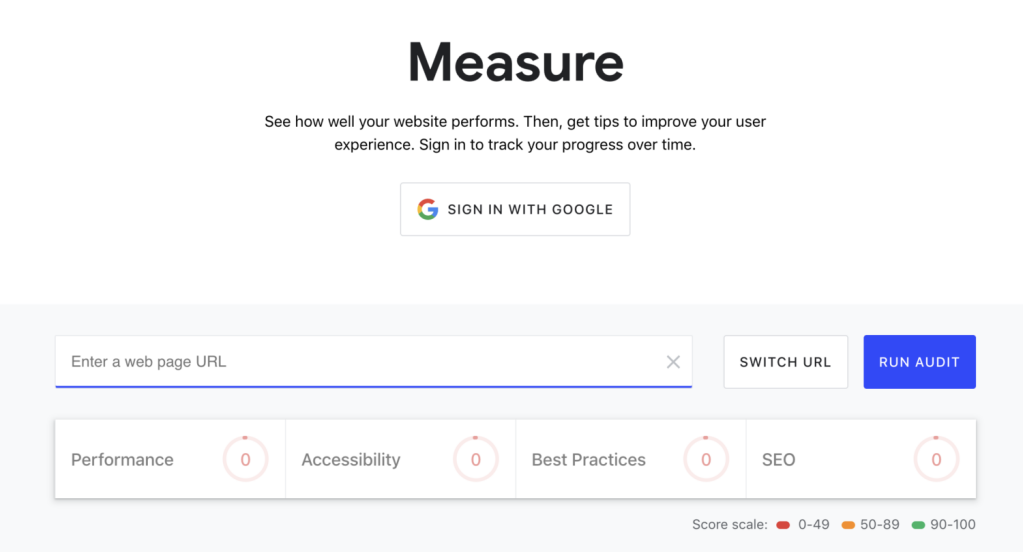 Core vitals tool