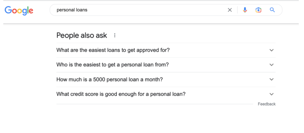 How can you rank for personal loans